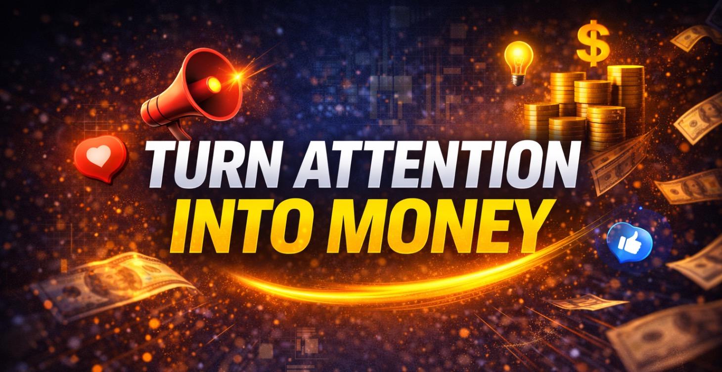 💰 TURN ATTENTION INTO MONEY
