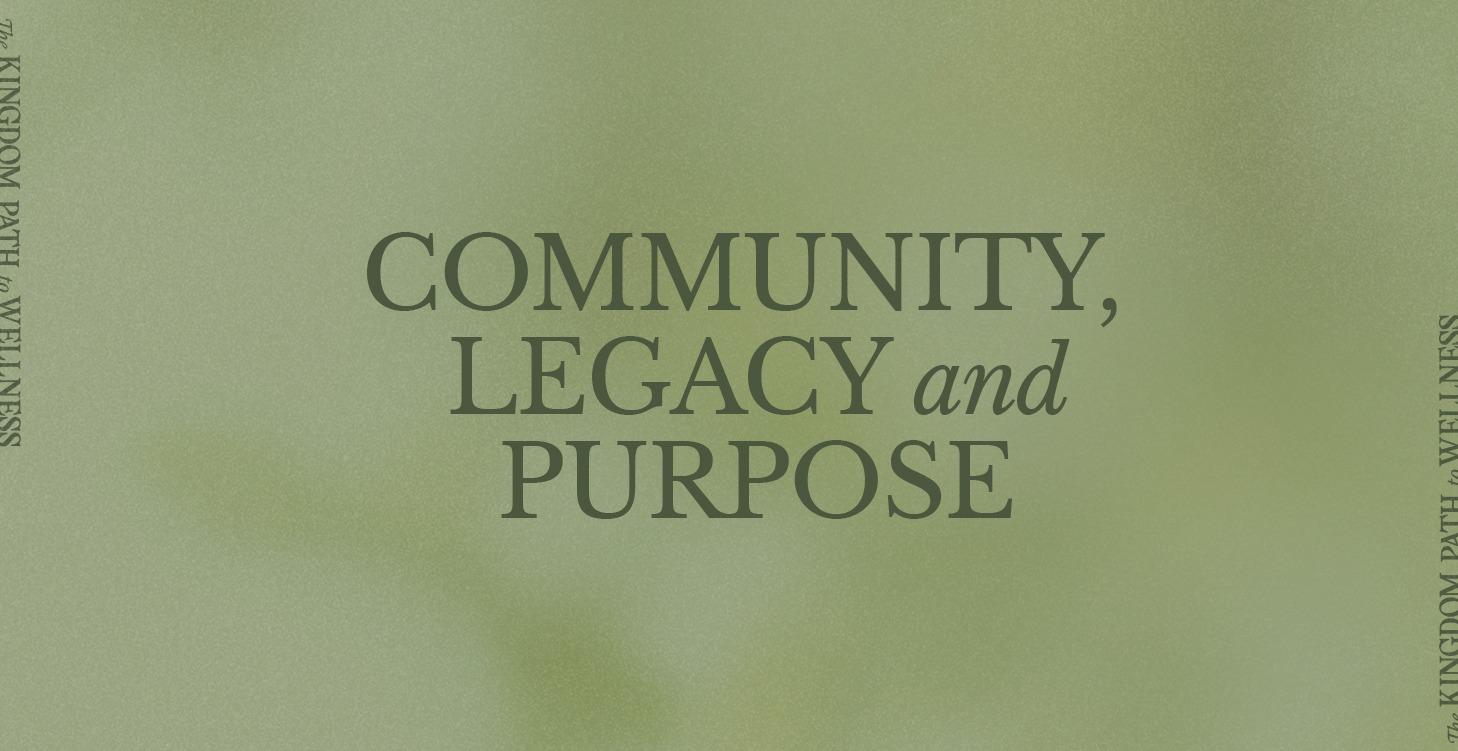 Module 4: Community & Purpose