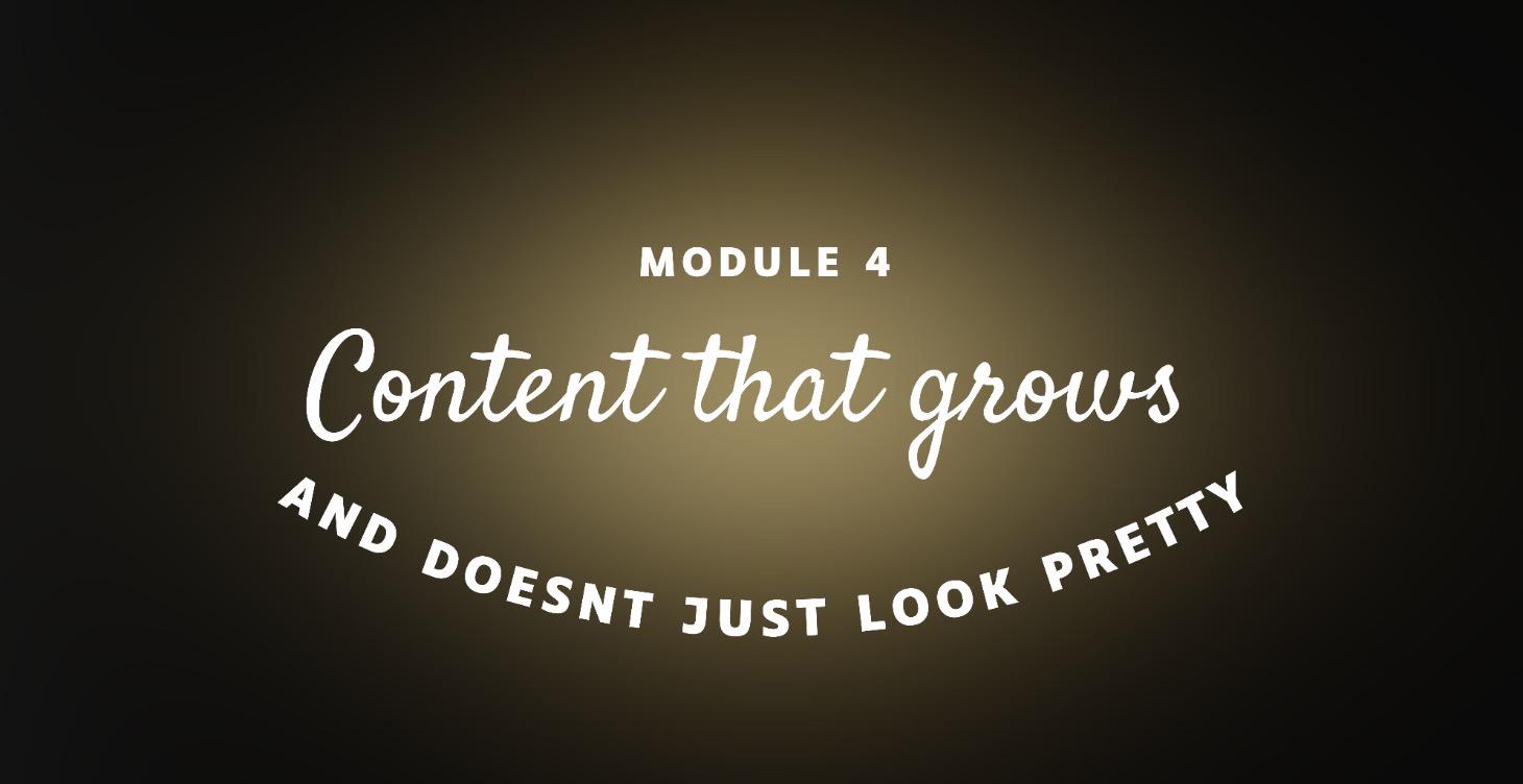 Content that GROWS (Not Just Looks Pretty)