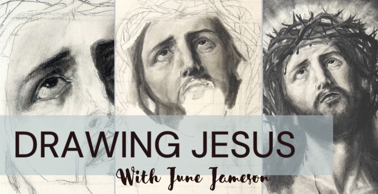 Drawing Jesus: Charcoal Beginner, 8th Grade +