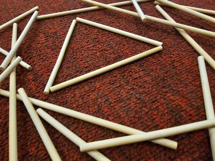 Can random sticks make a triangle?