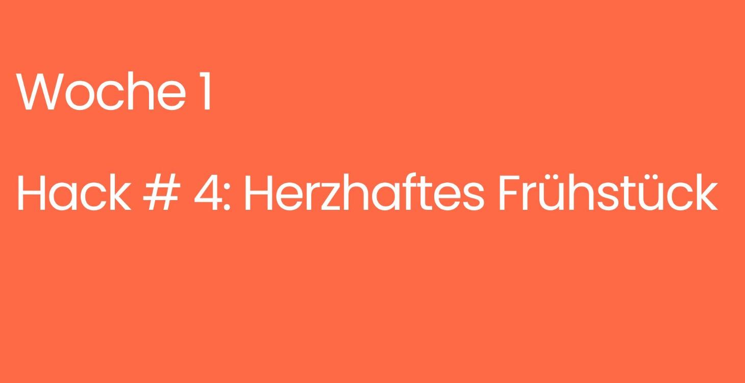 Pilotprojekt: Woche 1 - Glukose Hack Nr. 1