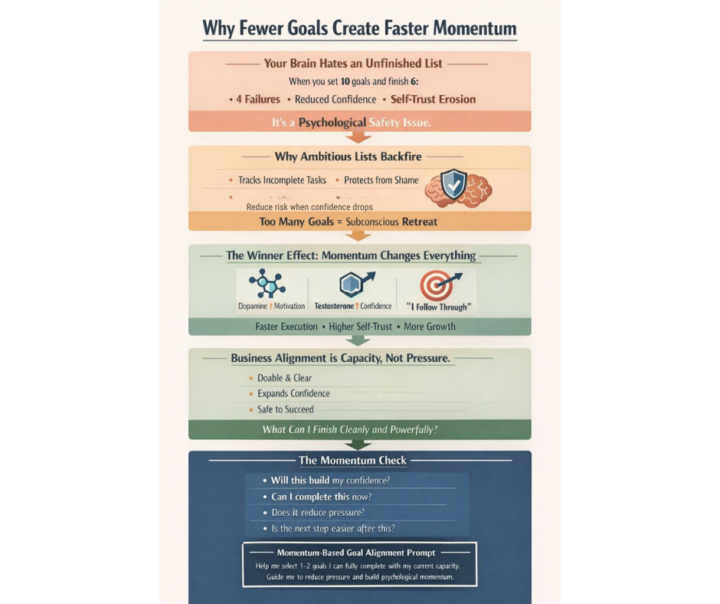 🔄 Momentum Check: Why Fewer Goals Create More Success