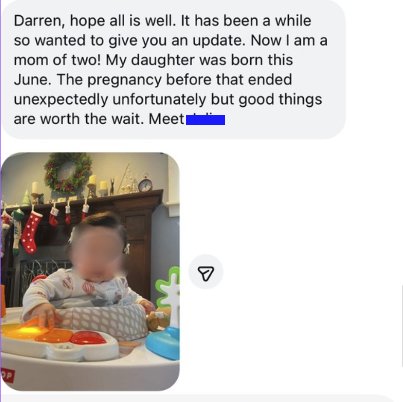 These baby updates from past clients 🥹