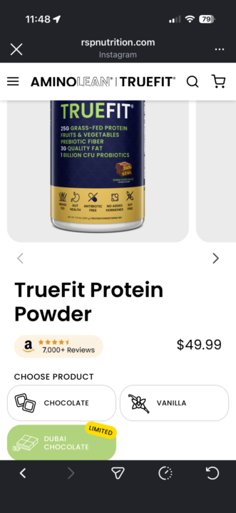 Protein and fiber all in one shake 