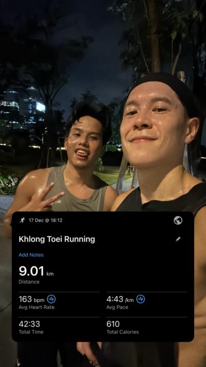 I ran 9km at my fastest pace...