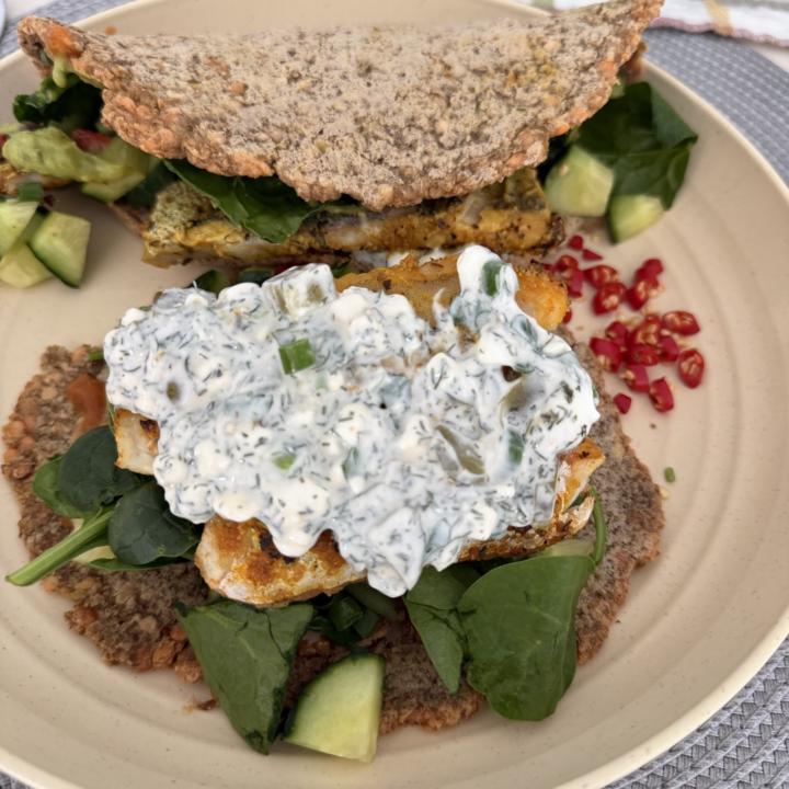 Three ingredients Lentils pita/wrap (no flour needed)
