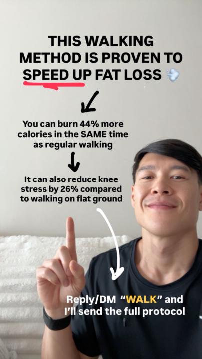 Burn 44% more calories with this walking method 🔥