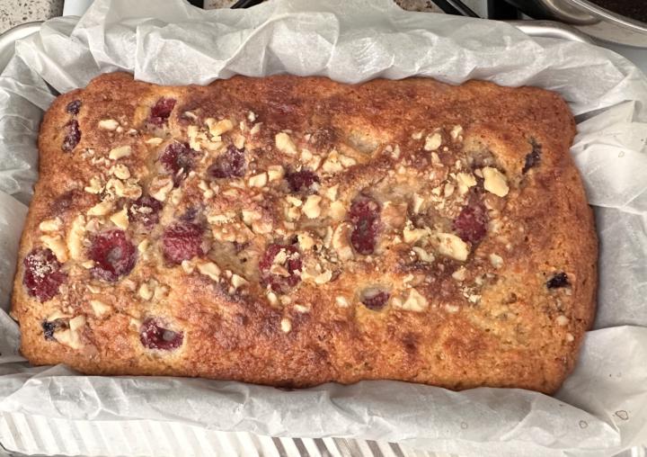 Lemon Mixed Berry Protein Loaf 🍋🫐🍓