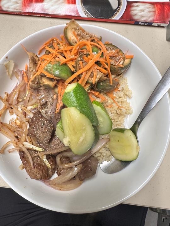 Mom & Daughter Talk at Dinner 🥩💛