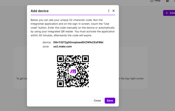 ربط الجوال مع موقع Make