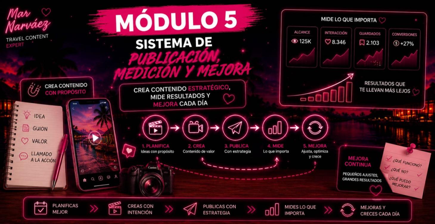 Sistema de publicación, medición y mejora