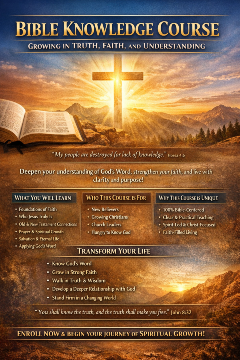 BIBLE SCHOOL TO LEARN THE WORD OF GOD