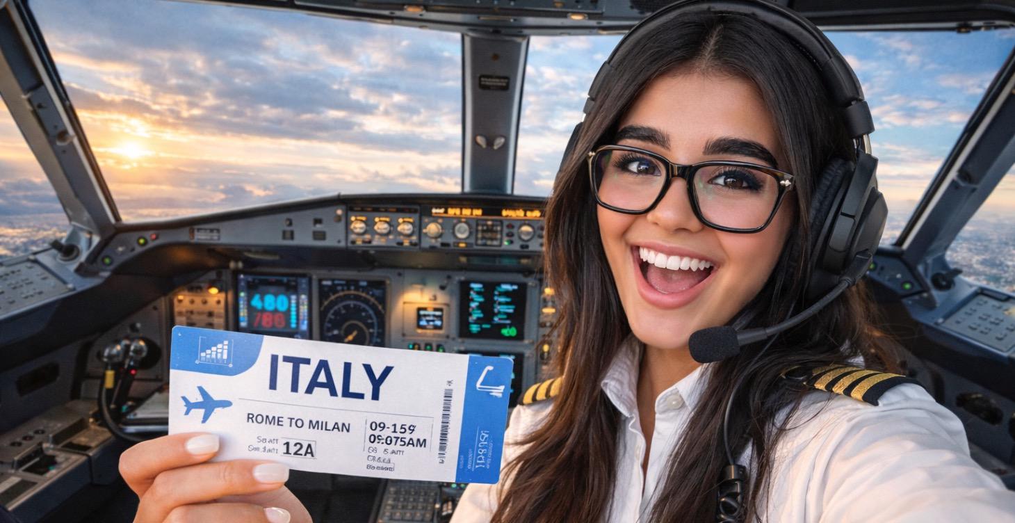 LET'S FLY TO ITALY!