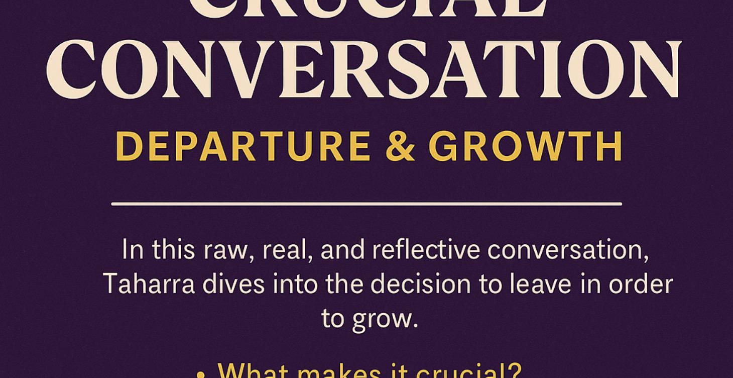 Reflection-Exclusive Convos, Departure and Growth