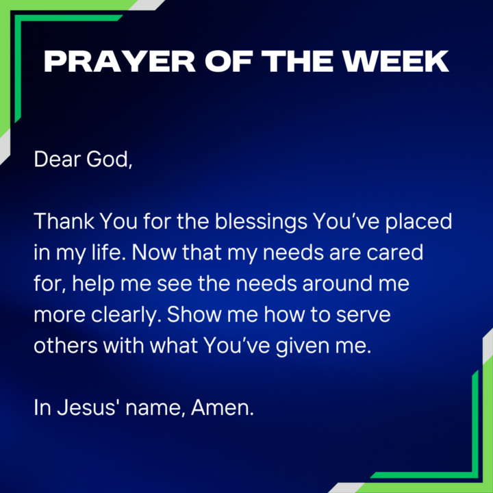 Prayer of the Week