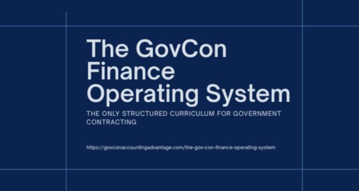 The GovCon Finance OS