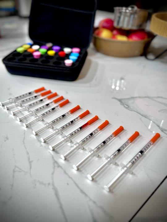 My morning peptide injections 💉💉. What is your morning injection routine?