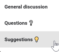 Feedback & Suggestions