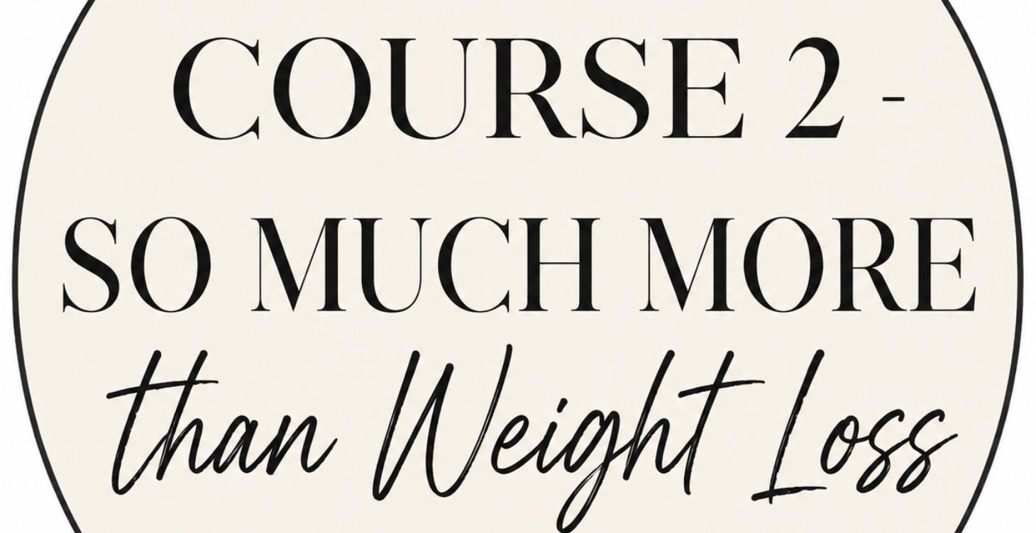 So Much More Than Just Weight Loss