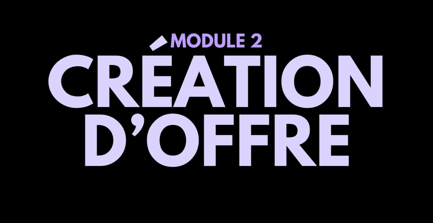 Création D'offre