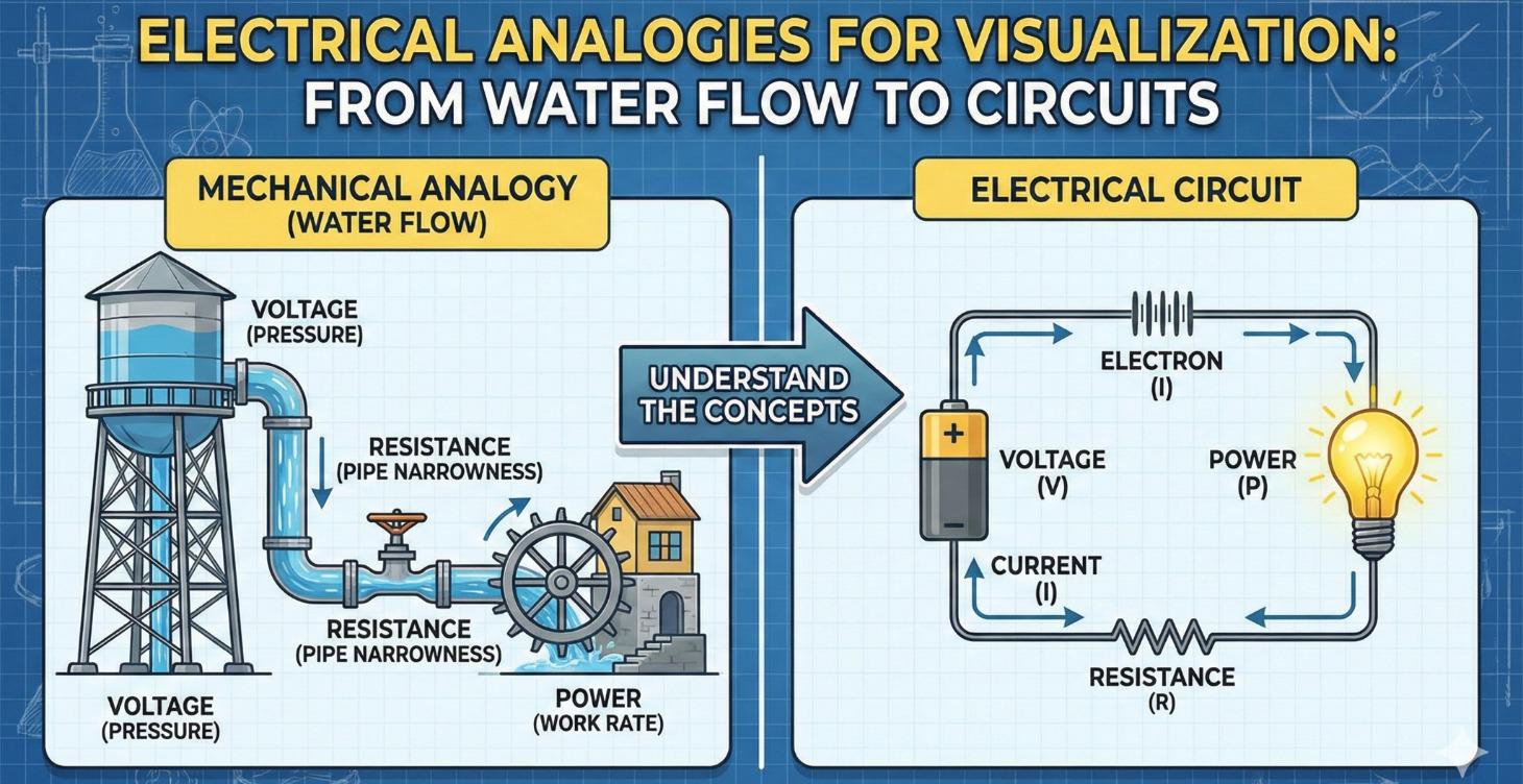 Electrical Analogies for Visualization