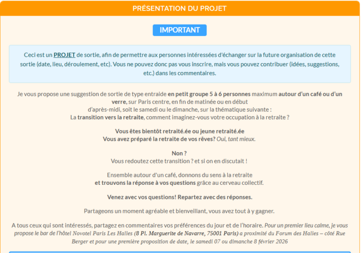 Mon engagement de vendredi 09 janvier 2026 accompli