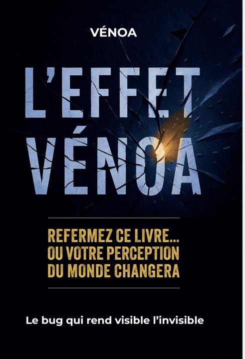 Couverture de mon livre "L'effet Vénoa" terminée