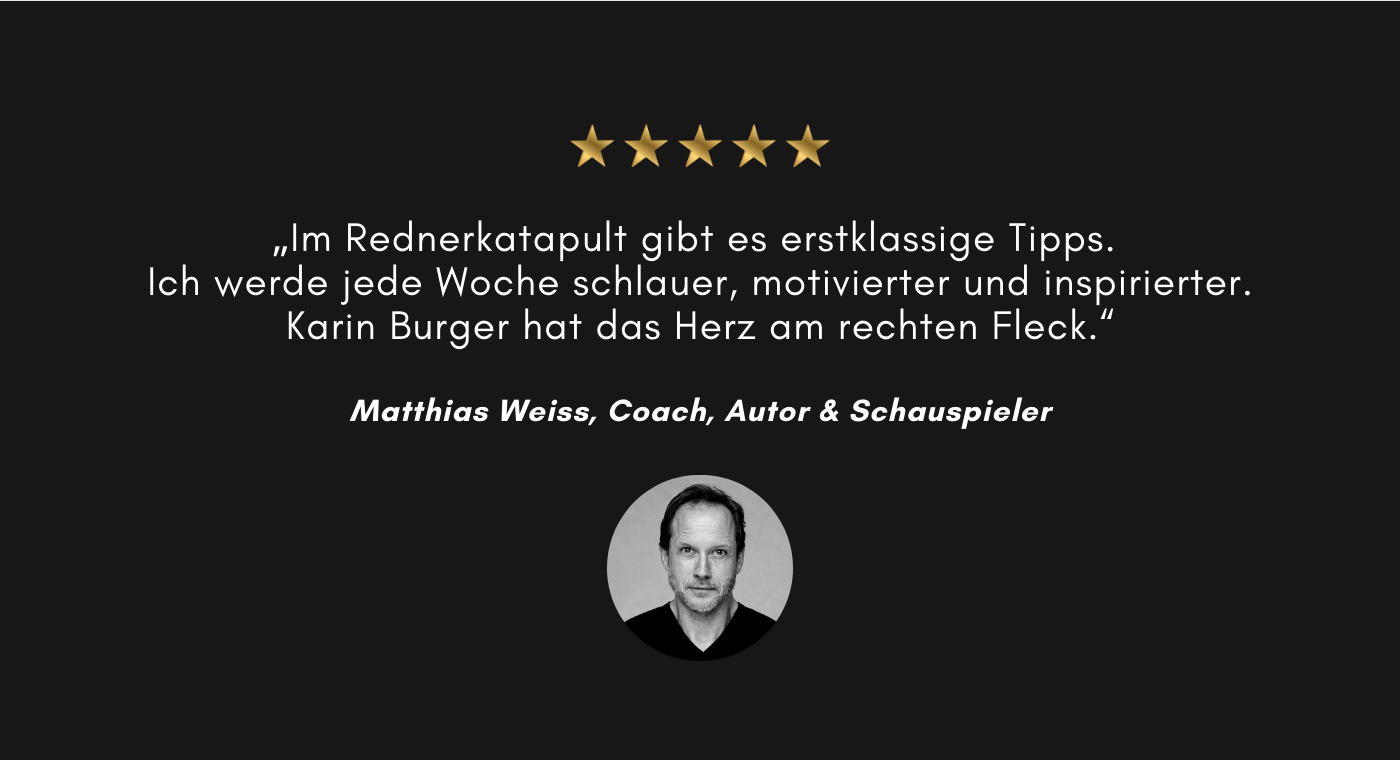 Karin Burgers REDNER KATAPULT