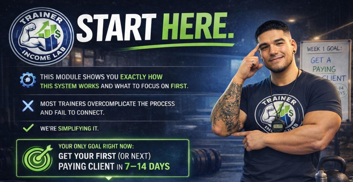 Start Here (Mindset + Path)