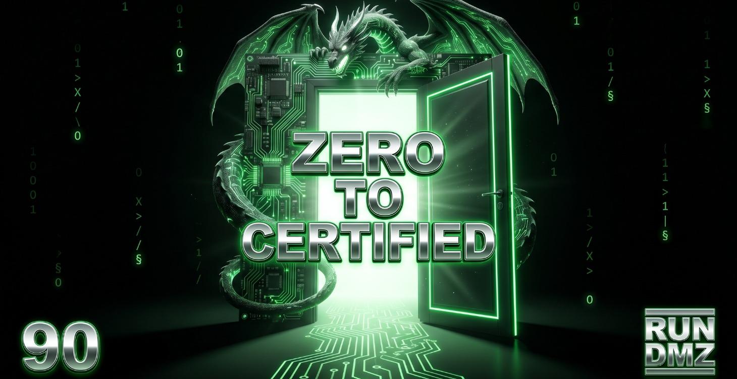 Zero to Certified — 90-Day Cybersecurity Roadmap