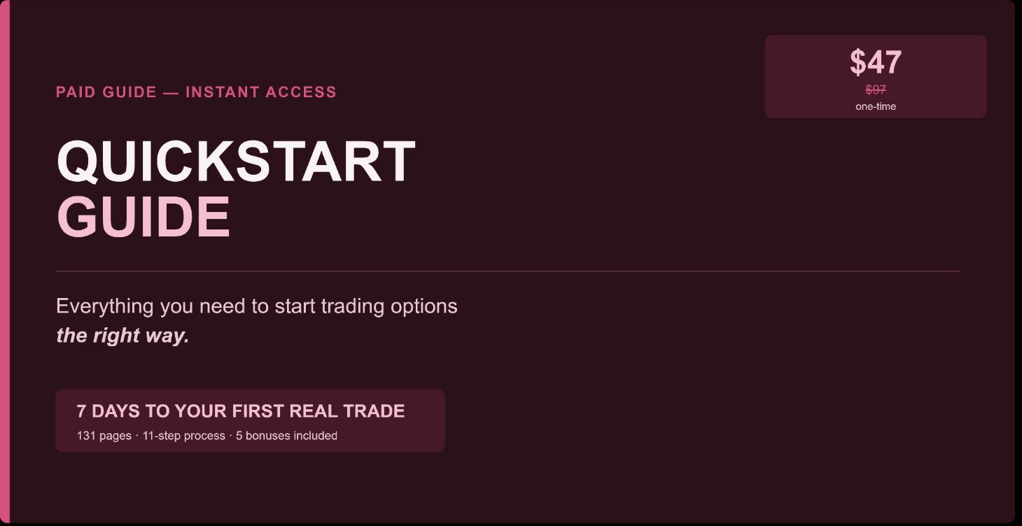 QuickStart Guide — Your First Trade in 7 Days