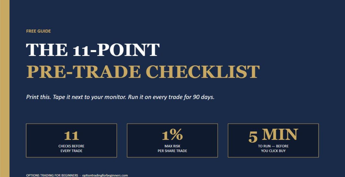 OTB 11 Point Pre Trade Checklist