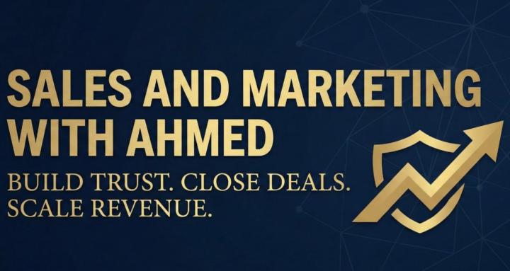 Sales and Marketing with Ahmed
