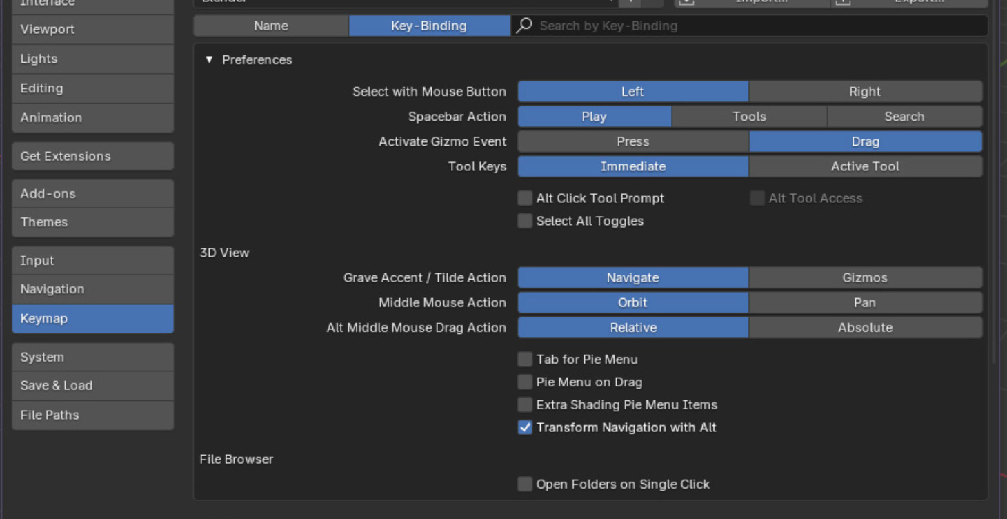 2. Main Shortcuts - Reference