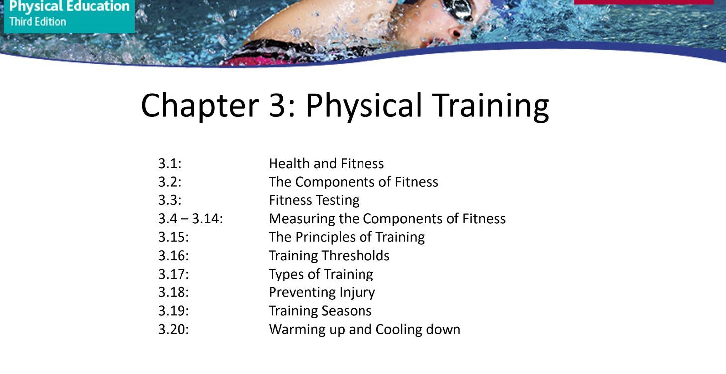 Chapter 3 Physical Training
