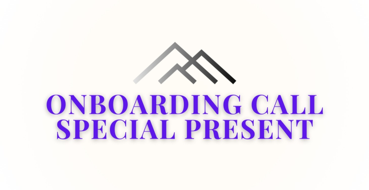 Onboarding Call Special Present