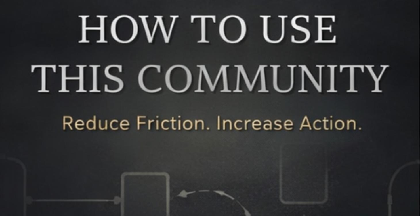 HOW TO USE THIS COMMUNITY