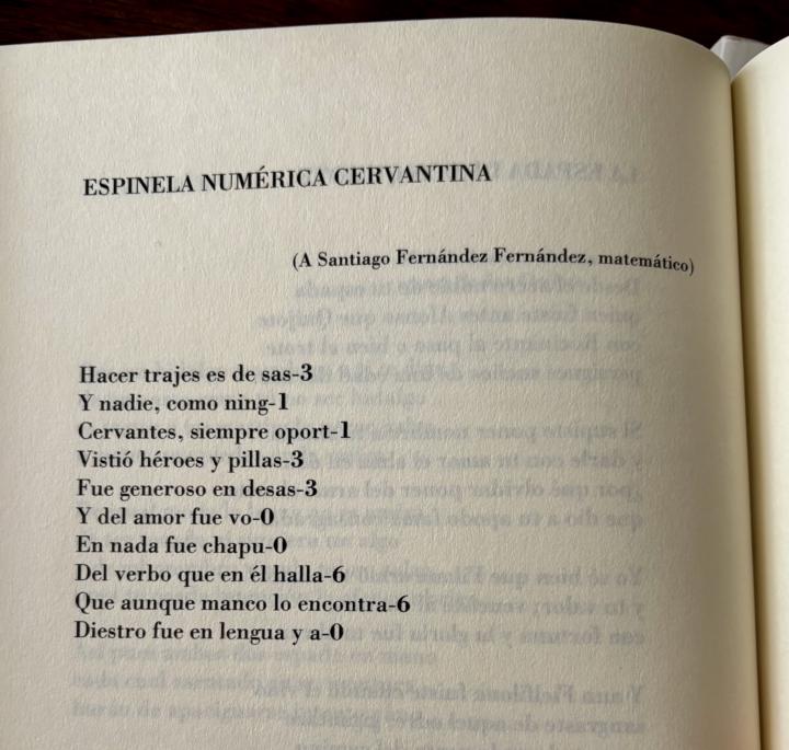 ESPINELA NUMÉRICA CERVANTINA 
