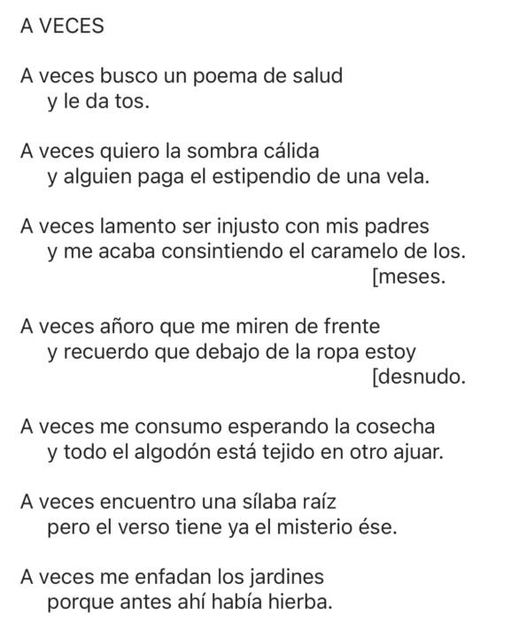 A veces