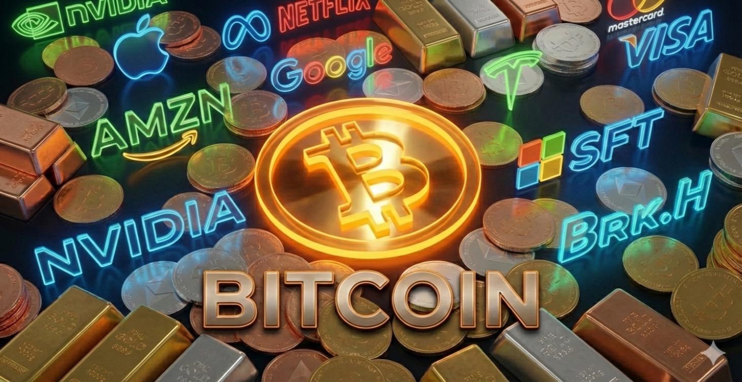 Buy stocks & precious metals with Bitcoin