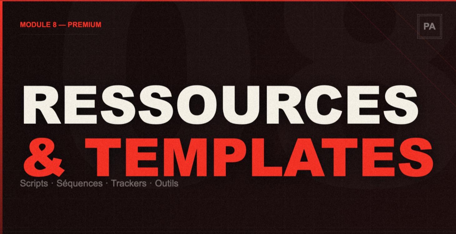 Module 8: Ressources & templates