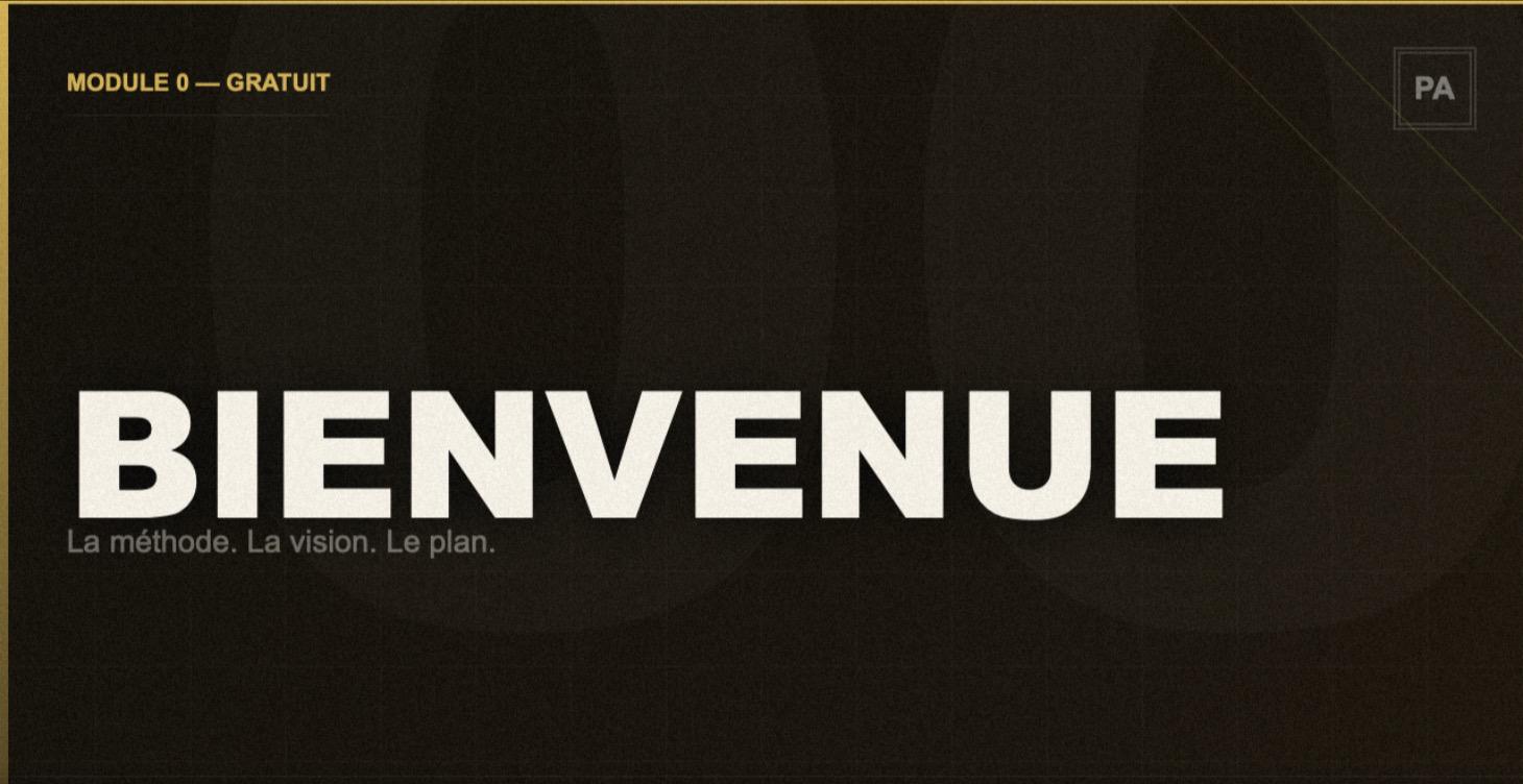 Module 0: Bienvenue