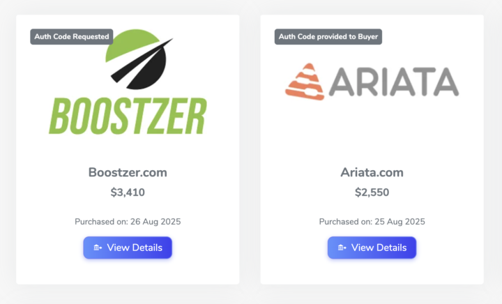 Two Atom Brandable Sales