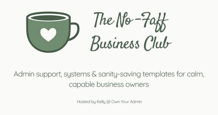 The No-Faff Business Club