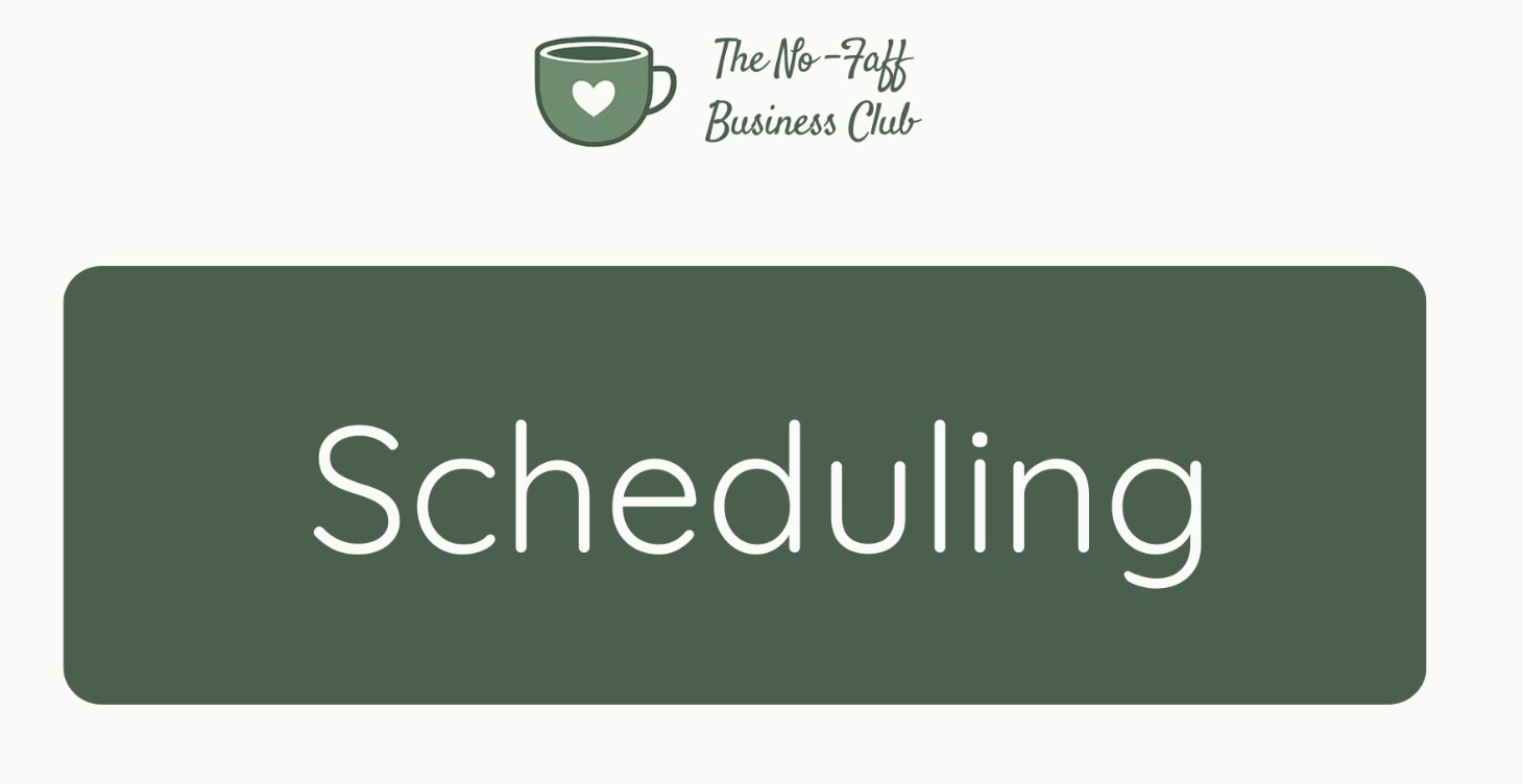 Diary and Scheduling Tips