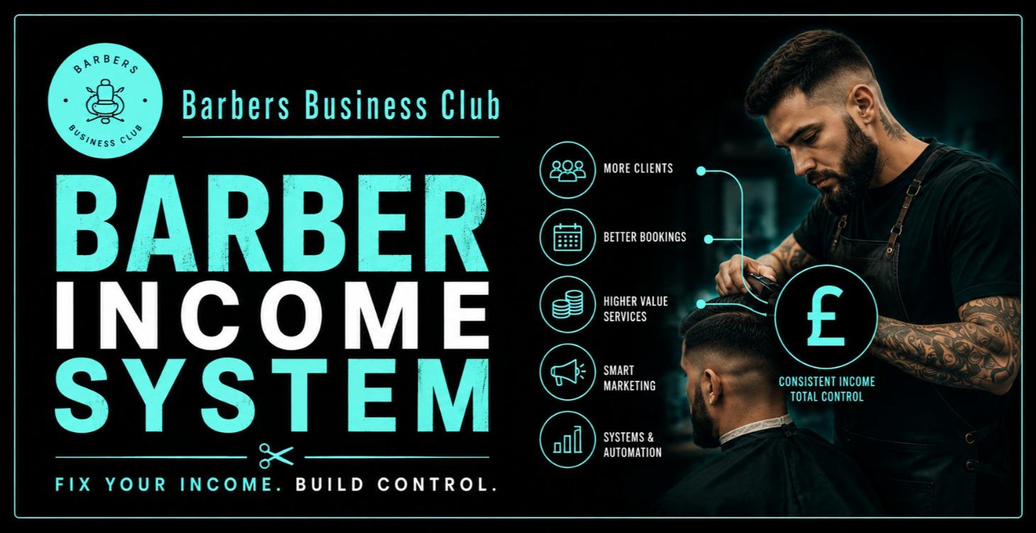 Barber Income System- Free Resources & Videos