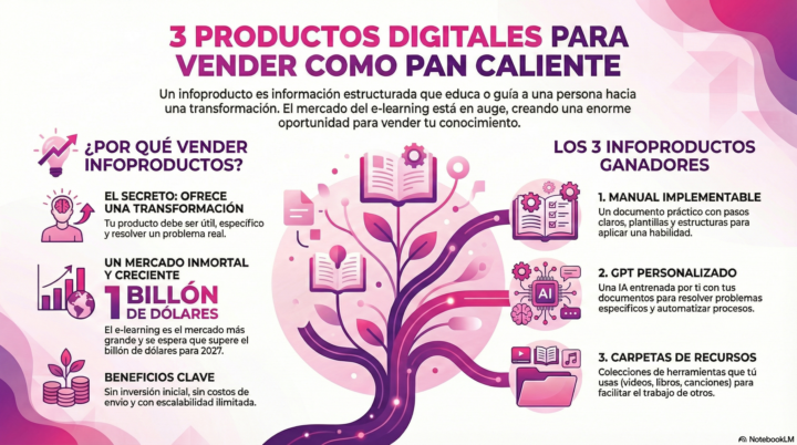 3 Productos Digitales para vender como Plan Caliente. 