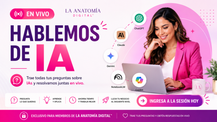 🚨 Hoy tenemos una nueva sesión en vivo de La Anatomía Digital™