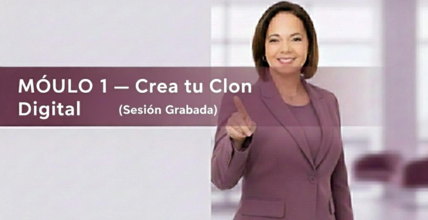📂 MÓDULO 1  Crea tu Clon Digital (Sesión Grabada)